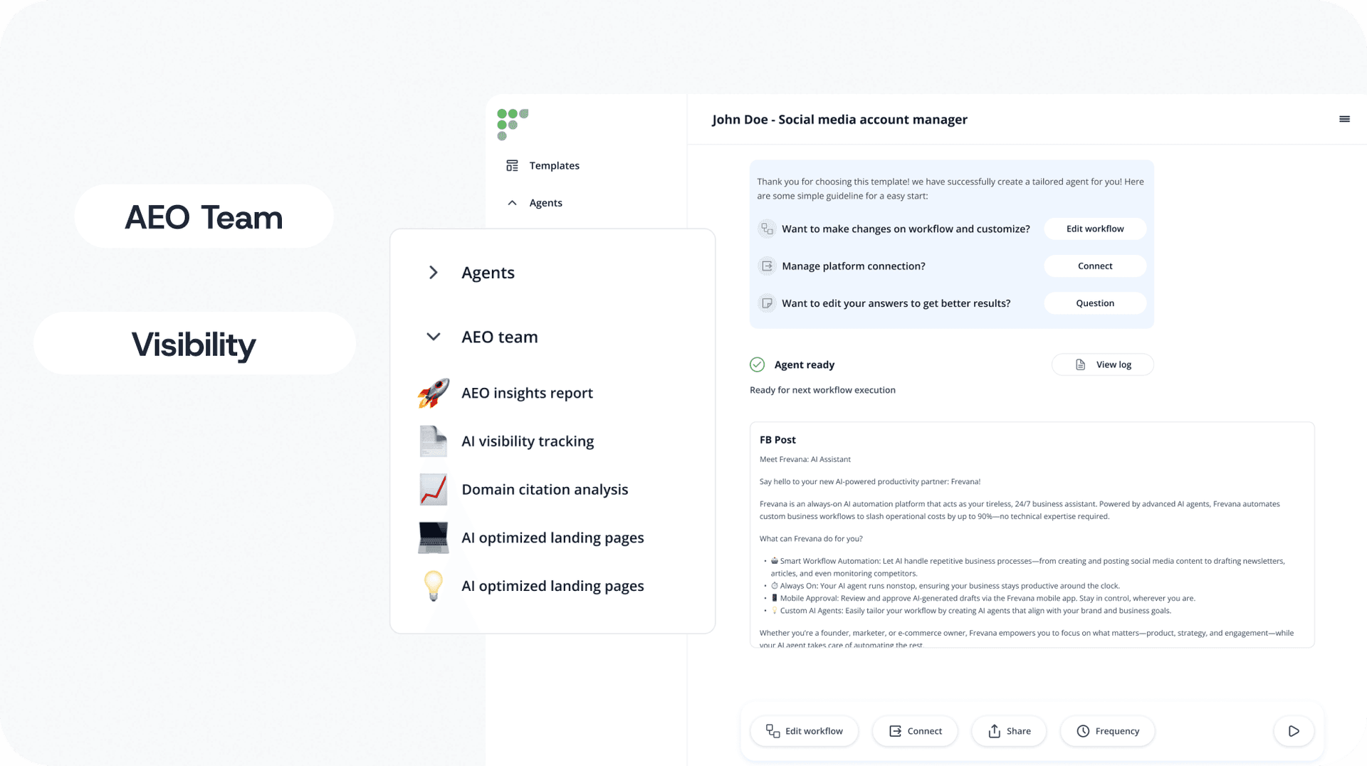 AI team does work for you to improve AI visibility
